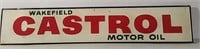 SST Embossed Wakefield Castrol Motor Oil sign