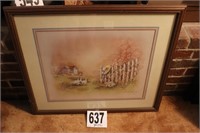 Matted & Framed Wall Decor(R7)