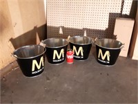 New 4 Molson ice buckets