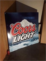 Coors Light coroplast sign