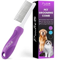 Poodle Pet Detangling Pet Comb with Long   Short