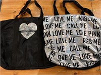 2 Victoria Secret Tote Bags