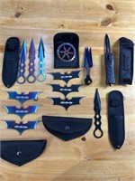 Lot of Throwing Knives and Misc