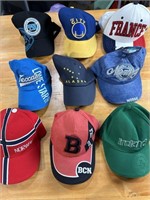 Lot of 9 Hats