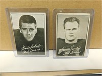 2- 1961 Topps CFL Football Cards