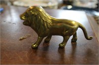 Brass Lion Figurine