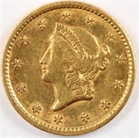 1849 Gold Liberty Dollar - BU