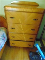 4 DRAWER WATERFALL CHEST OF DRAWERS