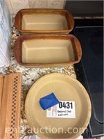 PAMPERED CHEF STONE BAKEWARE