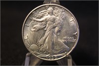 1939-D Uncirculated Walking Liberty Silver Half