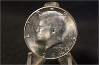 1964-D Uncirculated Silver Kennedy Half Dollar