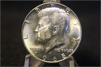 1968-D Uncirculated Kennedy Silver Half Dollar