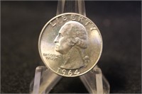 1964-D Uncirculated Silver Kennedy Half Dollar