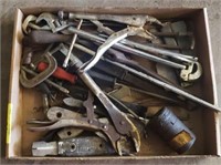 Lot with Various Clamps, Files, and more