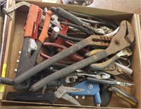Lot with Various Pliers, Wire Cutters,