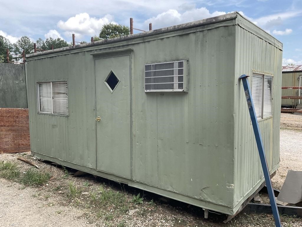 OFFICE TRAILER-NOT ON AXLE. 8FTX16FT (TO BE MOVED