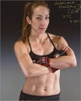 Heather Jo Clark signed UFC photo