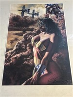 WONDER WOMAN SIGNED PRINT