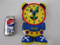 Horloge pour enfant bonhomme (fonctionnelle)