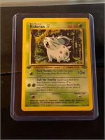 1999 1st Edition Nidoran Pokemon Trading Card