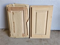 Lot of 2 Oak Medicine Cabinets (Damaged)