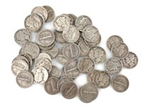 (50) Mercury Dimes Random Date / Grade