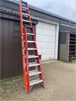 (2) Sturdy Aluminum/ Fiberglass Step Ladders