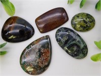 MIXED CABOCHONS ROCK STONE LAPIDARY SPECIMEN