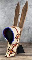 Cheyenne Indian Beaded And Tacked Cradleboard