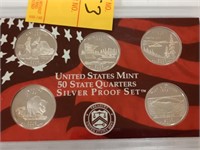 2005 state quarters silver proof set