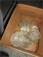 BOX LOT -- GLASSWARE