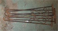 Vintage Iron Rod Table Legs Brackets