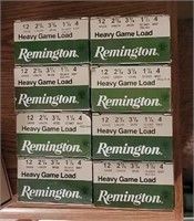 (8) Boxes Remington 12 Gauge 2-3/4" Shotgun Shells
