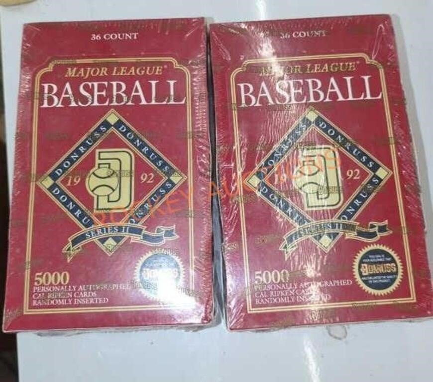 Major league baseball cards 1992 unopened