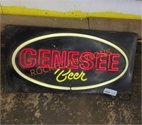 Genesee beer light up. Sign light works