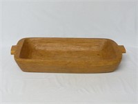 Wooden Dough Bowl ~ 16.5" Length