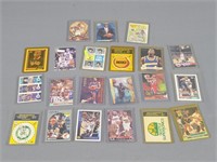 21 Assorted Basketball Cards Including Rookies