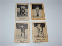 4 1950's Laval Dairy Hockey Cards