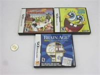 3 Jeux Nintendo DS dont Back to the Barnyard