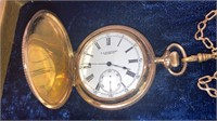 N.Y. Standard Watch Co pocket watch w/ 14’’ chain