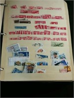 Stock Book Full of Hundreds of U.S. Stamps