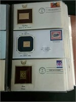 Golden Replicas of U.S. Stamps