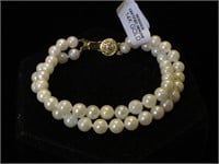 14k Gold & Pearl bracelet