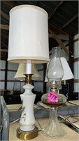 Oil and Table Lamp