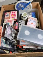 Large Box Of Cards, VHS and More