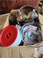 Box Full of Glasswear and More