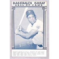 Vintage Hof Baseball Exhibit Willie Mays