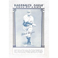 Vintage Hof Baseball Exhibit Honus Wagner