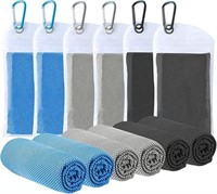 Cooling Towels for Neck and Face, 6 Pack Sport