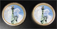 Shining Beacon Statue of Liberty Commem Coins